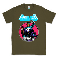 Army Green superhero punish her Classic Tee - linhVisuals