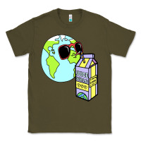 Army Green wrld drink Classic Tee - linhVisuals