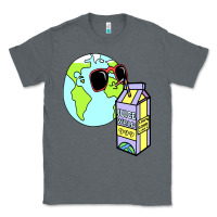 Charcoal Heather wrld drink Classic Tee - linhVisuals