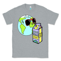 Heather Grey wrld drink Classic Tee - linhVisuals