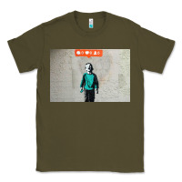 Army Green banksy nobody likes me boy Classic Tee - linhVisuals