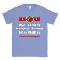 Colony Blue canada poutine quebec recipe french Classic Tee - linhVisuals