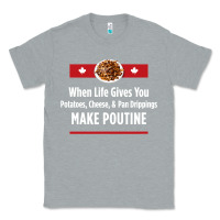 Heather Grey canada poutine quebec recipe french Classic Tee - linhVisuals