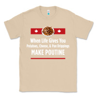 Mushroom canada poutine quebec recipe french Classic Tee - linhVisuals