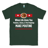 Sports Green canada poutine quebec recipe french Classic Tee - linhVisuals
