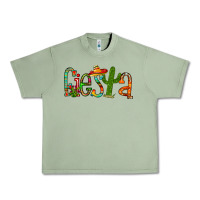 Oil Green fiesta Urban Heavy Tee - RacoonDesign