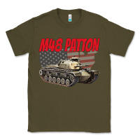 Army Green cold war battle tank m48 patton gamer Classic Tee - linhVisuals