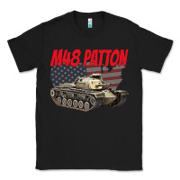 Black cold war battle tank m48 patton gamer Classic Tee - linhVisuals