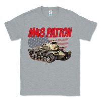 Heather Grey cold war battle tank m48 patton gamer Classic Tee - linhVisuals