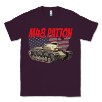 Plum cold war battle tank m48 patton gamer Classic Tee - linhVisuals