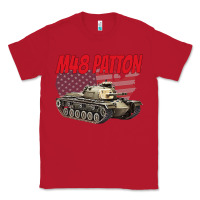Red cold war battle tank m48 patton gamer Classic Tee - linhVisuals