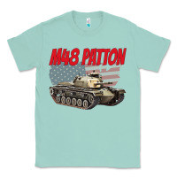 Seafoam cold war battle tank m48 patton gamer Classic Tee - linhVisuals