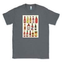 Charcoal Heather hot sauce Classic Tee - linhVisuals
