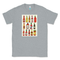 Heather Grey hot sauce Classic Tee - linhVisuals