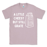 Lilac Cheesy But Still Grate Funny Pun Classic Tee - linhVisuals