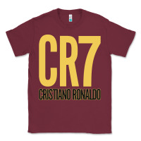 Burgundy CR7 Cristiano Rocnaldo Portugal Classic Tee - linhVisuals