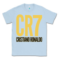Dusty Blue CR7 Cristiano Rocnaldo Portugal Classic Tee - linhVisuals