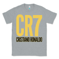 Heather Grey CR7 Cristiano Rocnaldo Portugal Classic Tee - linhVisuals