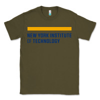 Army Green New York Institute of Technology Classic Tee - linhVisuals