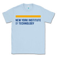 Dusty Blue New York Institute of Technology Classic Tee - linhVisuals