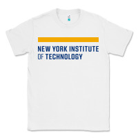 White New York Institute of Technology Classic Tee - linhVisuals