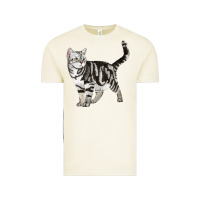Vintage Arctic American Shorthair Cat Vintage Tee - LillyAllenDesigns