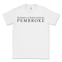 White University of North Carolin Pembroke Classic Tee - linhVisuals
