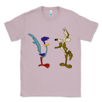 Lilac coyote and the road runner Classic Tee - linhVisuals