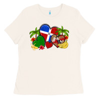 Bone dominican republic hearts Ladies Tee - Artiststas