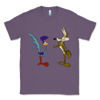Lavender coyote and the road runner Classic Tee - linhVisuals