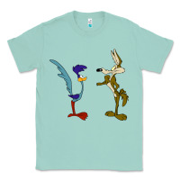 Seafoam coyote and the road runner Classic Tee - linhVisuals
