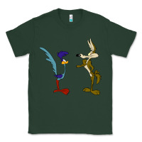 Sports Green coyote and the road runner Classic Tee - linhVisuals
