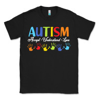 Black autism t  shirt accept understand love autism awareness t  shirt Classic Tee - linhVisuals