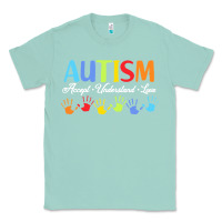 Seafoam autism t  shirt accept understand love autism awareness t  shirt Classic Tee - linhVisuals