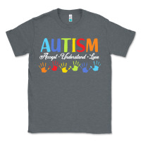 Charcoal Heather autism t  shirt accept understand love autism awareness t  shirt Classic Tee - linhVisuals