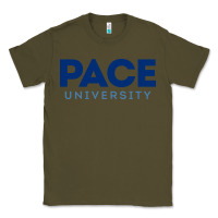 Army Green Pace University Classic Tee - linhVisuals