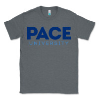 Charcoal Heather Pace University Classic Tee - linhVisuals