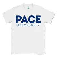 White Pace University Classic Tee - linhVisuals