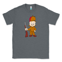 Charcoal Heather elmer fudd Classic Tee - linhVisuals