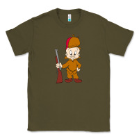 Army Green elmer fudd Classic Tee - linhVisuals