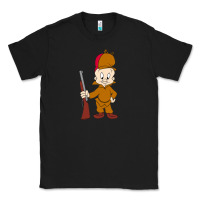 Black elmer fudd Classic Tee - linhVisuals