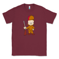 Burgundy elmer fudd Classic Tee - linhVisuals