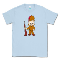 Dusty Blue elmer fudd Classic Tee - linhVisuals