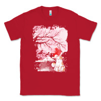 Japan T  Shirt Sakura Cat T  Shirt Classic Tee | Teevron