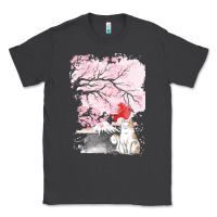 Smoke japan t  shirt sakura cat t  shirt Classic Tee - linhVisuals