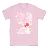 Bubblegum Pink japan t  shirt sakura cat t  shirt Classic Tee - linhVisuals