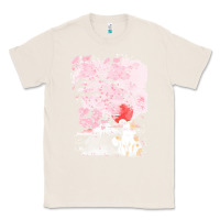 Natural japan t  shirt sakura cat t  shirt Classic Tee - linhVisuals