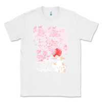 White japan t  shirt sakura cat t  shirt Classic Tee - linhVisuals