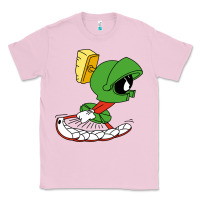 Bubblegum Pink marvin the martian Classic Tee - linhVisuals