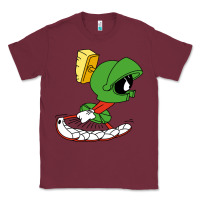 Burgundy marvin the martian Classic Tee - linhVisuals